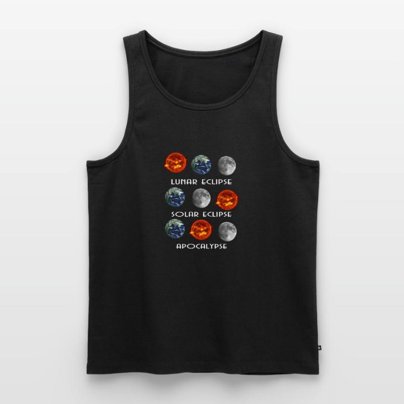 Lunar Eclipse Solar Eclipse Apocalypse Männer Premium Bio Tank Top
