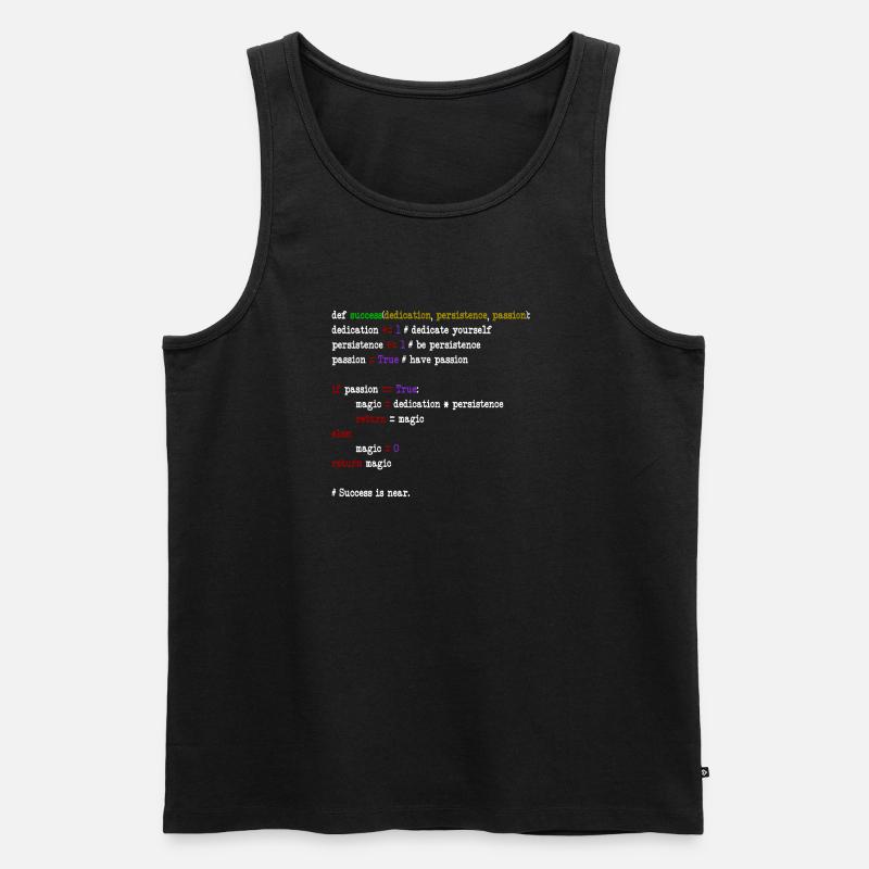 java code - Débardeur bio Premium Homme - noir