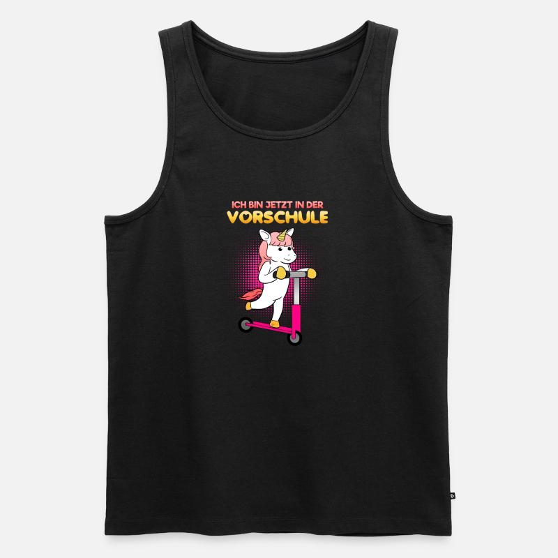 Vorschule Mädchen Vorschulkind - Männer Premium Bio Tank Top - Schwarz