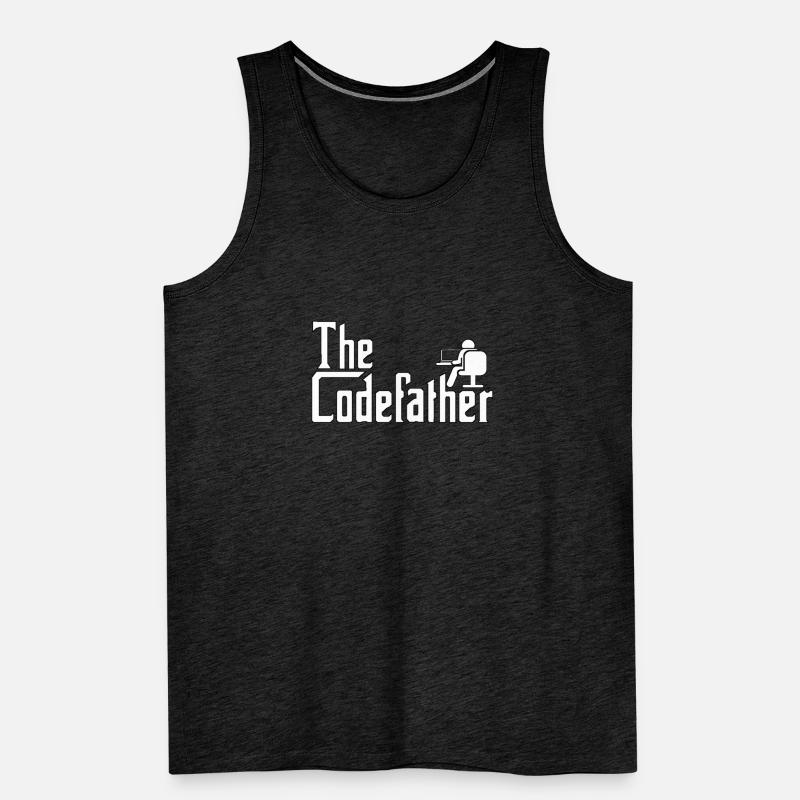 CodeFather Software Developer Engineer Programmer Men's Premium Organic Tank Top