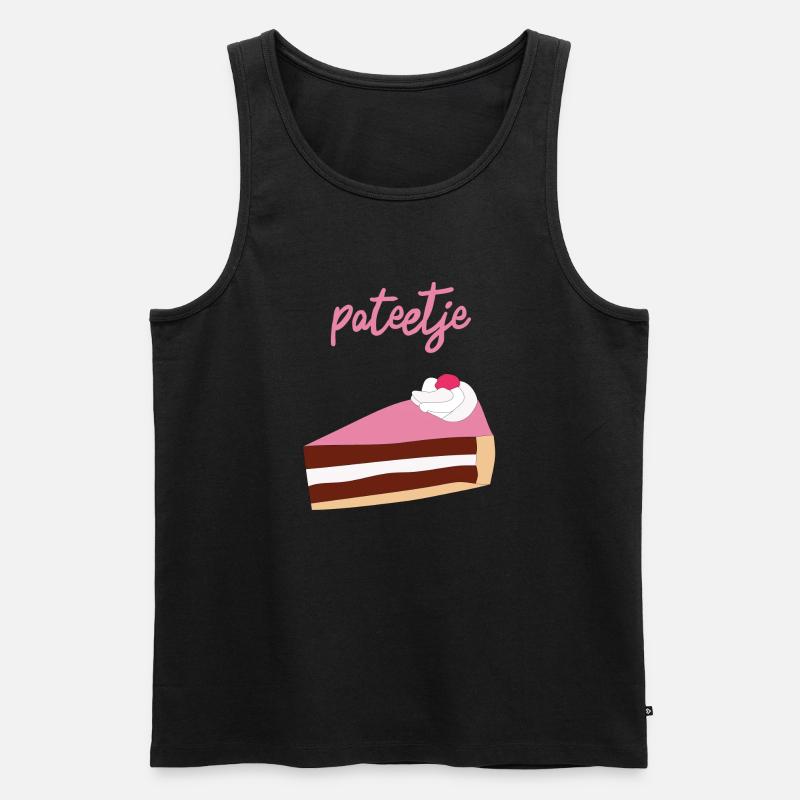 Pateetje - Männer Premium Bio Tank Top - Schwarz