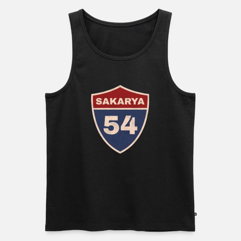 Sakarya - Männer Premium Bio Tank Top - Schwarz
