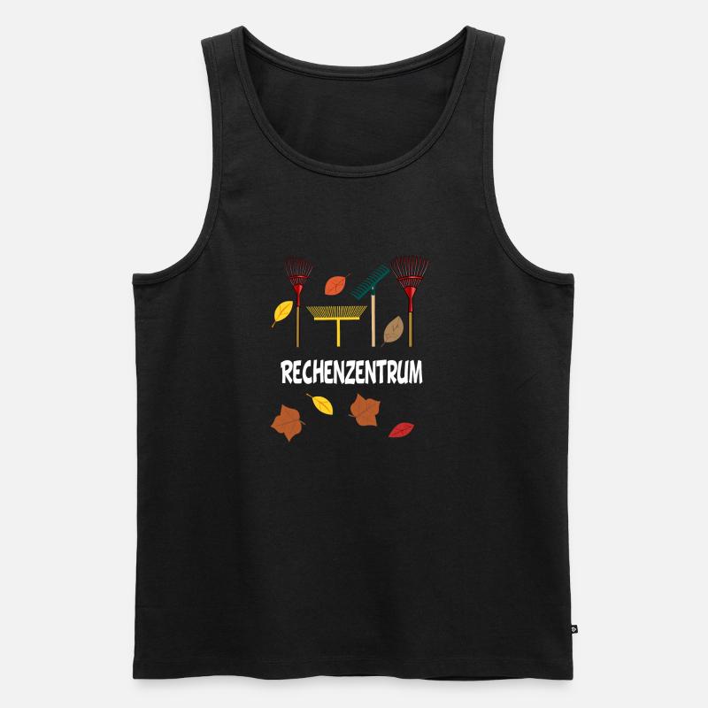 T-Shirt "Rechenzentrum" Gärtner Geschenkidee - Männer Premium Bio Tank Top - Schwarz