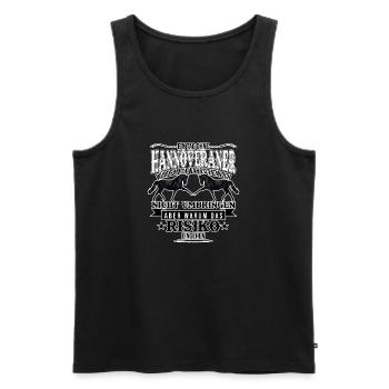 Pferd, Pferdezucht, Hannoveraner - Männer Premium Bio Tank Top - Schwarz - Vorne - Michal (187cm)