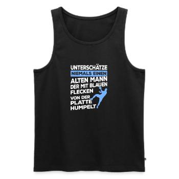 Herren Handballspieler Handballer Handball Trainer - Männer Premium Bio Tank Top - Schwarz - Vorne - AI Model Male 178 light (178cm)
