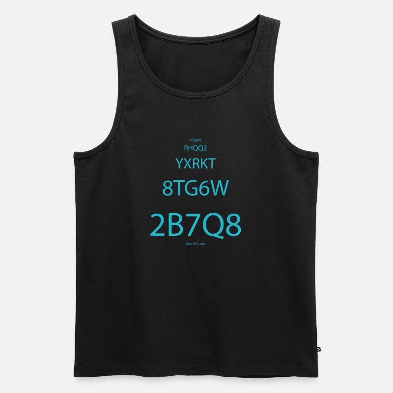 Schicksal - Männer Premium Bio Tank Top - Schwarz