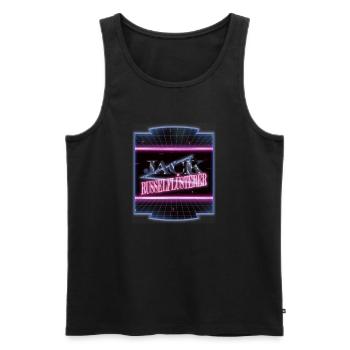 doggie geburtstag lustiger spruch spaß - Männer Premium Bio Tank Top - Schwarz - Vorne - AI Model Male 178 light (178cm)