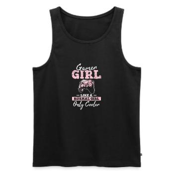 Mignonne Gamer Girl Comme Une Fille Normale Seulement Cooler Gam - Débardeur bio Premium Homme - noir - Devant - Michal (187cm)