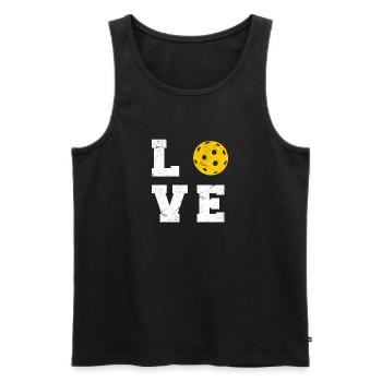 Love Pickleball Player Lover Women Mother's Day Gr - Männer Premium Bio Tank Top - Schwarz - Vorne - Michal (187cm)