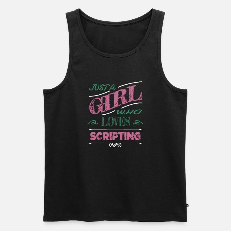 fun computer scientist quote statement - Männer Premium Bio Tank Top - Schwarz