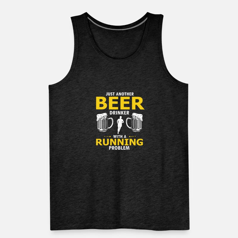 Just Another Beer Drinker With Running Problem Männer Premium Bio Tank Top