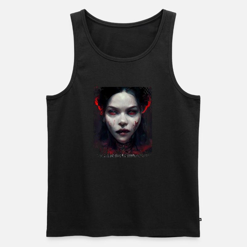 zombie - Männer Premium Bio Tank Top - Schwarz