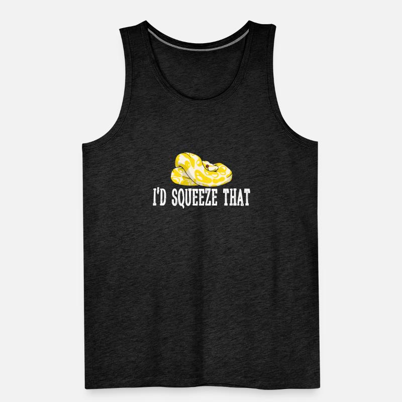 Banana Ball Python I'D Squeeze That Männer Premium Bio Tank Top