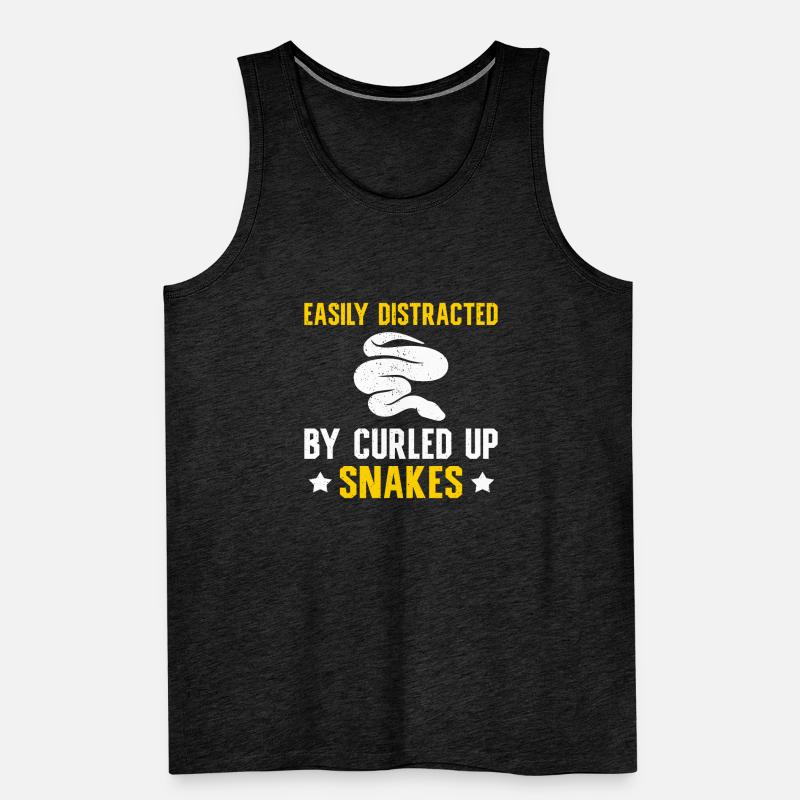 Banana Ball Python Spruch Männer Premium Bio Tank Top