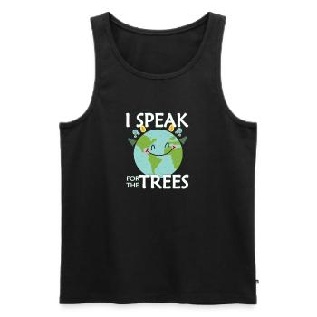 Earth Day Earthday Environmental Protection Environment Nature - Men's Premium Organic Tank Top - black - Front - Michal (187cm)