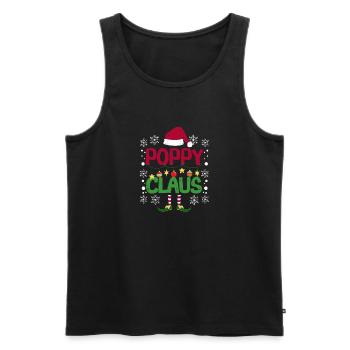 Pyjama de Noël du Père Noël Assorti Famille - Débardeur bio Premium Homme - noir - Devant - Michal (187cm)