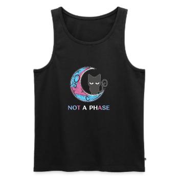 LGBTQ Nonbinary Coloré Rainbow Flag LGBTQ + Pride - Débardeur bio Premium Homme - noir - Devant - Michal (187cm)