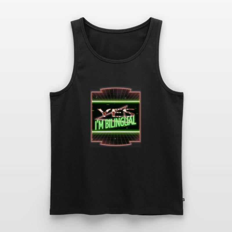 hacking coder birthday present idea funny computer Männer Premium Bio Tank Top