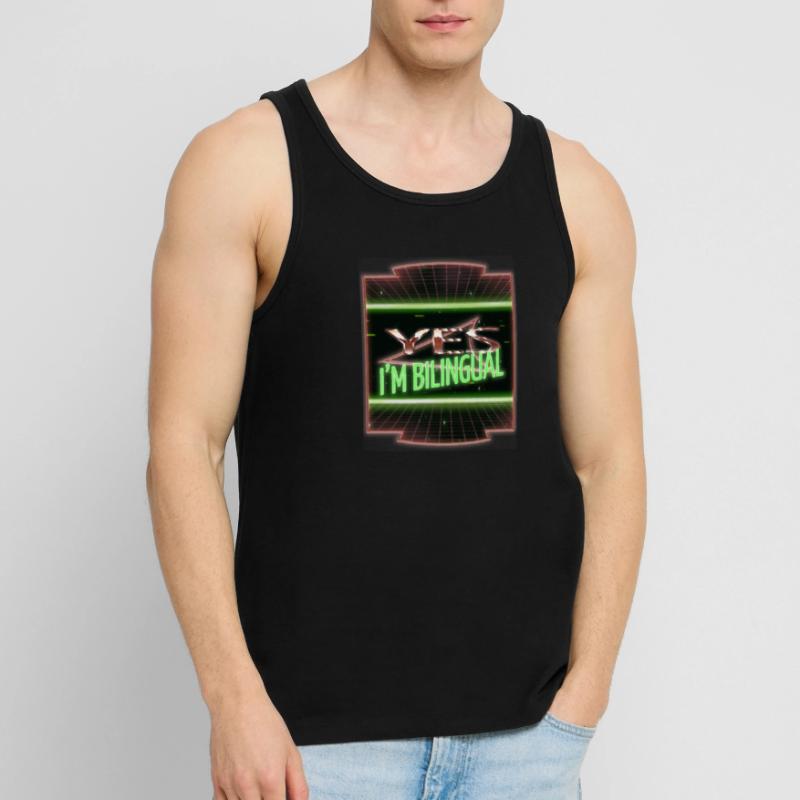 hacking coder birthday present idea funny computer Männer Premium Bio Tank Top