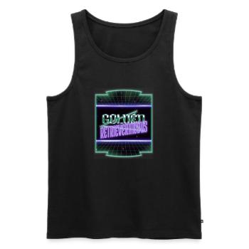 Birthday Gift Fun Funny Gift Idea - Men's Premium Organic Tank Top - black - Front - Michal (187cm)