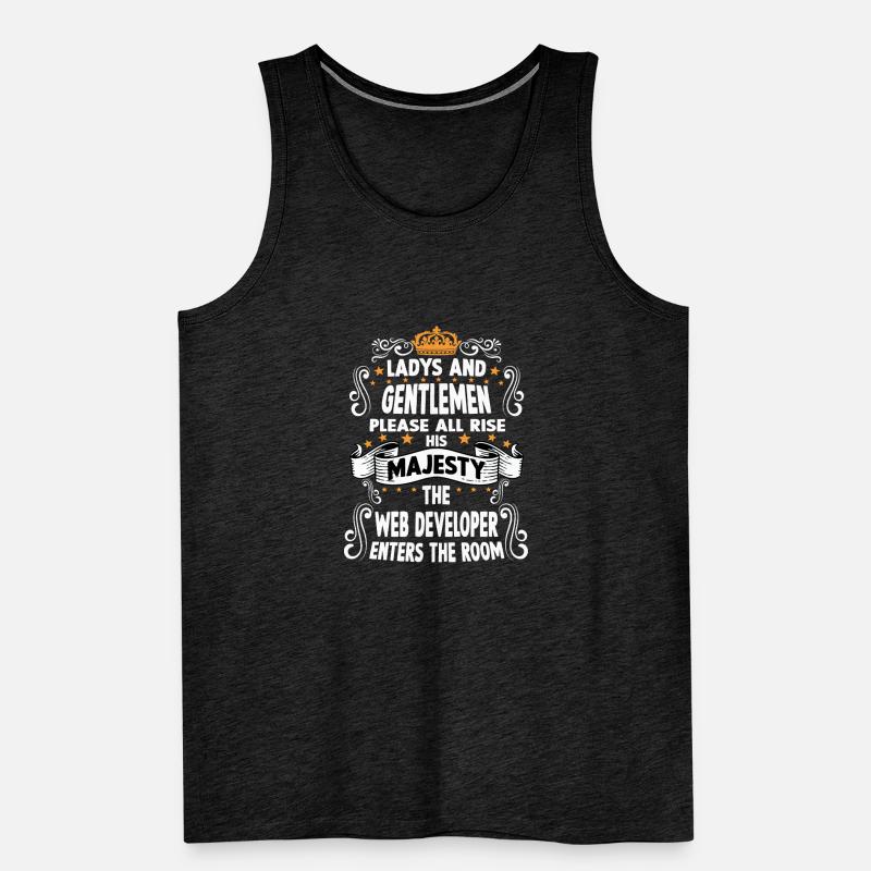 web developer T witziges Spruch Motiv Webdeveloper Männer Premium Bio Tank Top