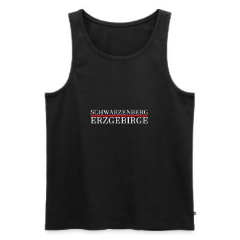Schwarzenberg Erzgebirge - Männer Premium Bio Tank Top - Schwarz - Vorne - Michal (187cm)