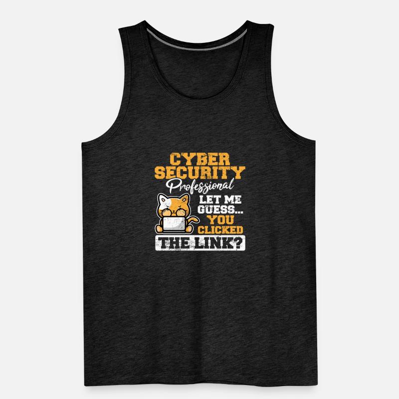 Cybersecurity Cyber Security MFA Hacker Pentester Männer Premium Bio Tank Top