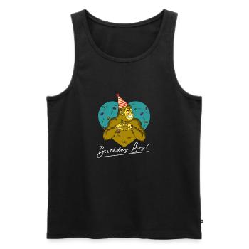 Bigfoot Party Supplies Birthday Boy Sasquatch - Men's Premium Organic Tank Top - black - Front - Michal (187cm)