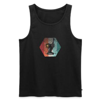 Retro RC Car Car Drag Racing Slot Car Slot Racer R - Männer Premium Bio Tank Top - Schwarz - Vorne - AI Model Male 178 light (178cm)