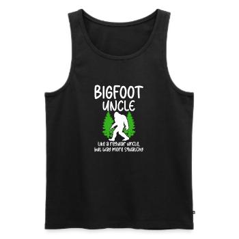 Bigfoot Party Supplies Bigfoot Uncle - Men's Premium Organic Tank Top - black - Front - Michal (187cm)