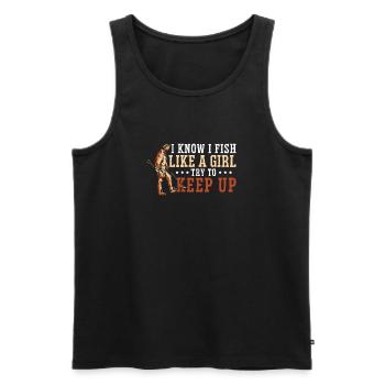Metal Detector Treasure Hunters Treasure Hunt - Men's Premium Organic Tank Top - black - Front - Michal (187cm)
