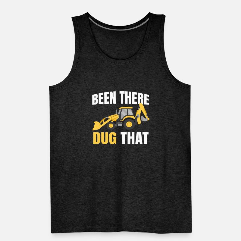Baggerfahrer Baggerfahrerin Geschenke Männer Bau Männer Premium Bio Tank Top