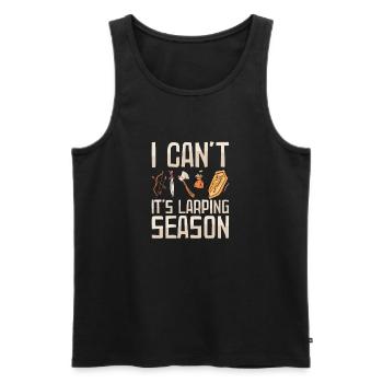 Larp |Live-Action-Rollenspiel |Larpen |Larp - Männer Premium Bio Tank Top - Schwarz - Vorne - Michal (187cm)