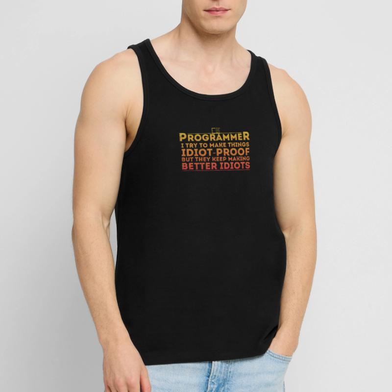 Lustiger Programmierer Humor Computer Coder Programmierung Männer Premium Bio Tank Top