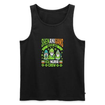 Shenanigans with my Icu nurse crew - Men's Premium Organic Tank Top - black - Front - Michal (187cm)
