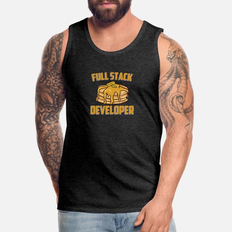 Full Stack Developer - Computer Coding Programmer Men's Premium Organic Tank Top