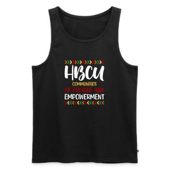 Coyote Jäger - Männer Premium Bio Tank Top - Schwarz - Vorne - Michal (187cm)