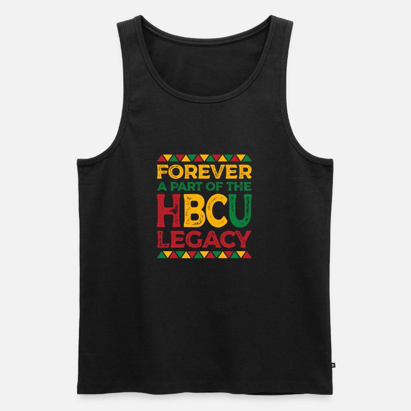 Coyote Jäger - Männer Premium Bio Tank Top - Schwarz