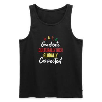 Coyote Hunter - Men's Premium Organic Tank Top - black - Front - Michal (187cm)