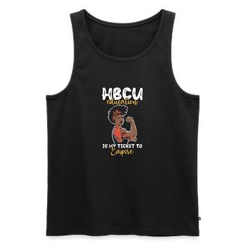 Coyote Jäger - Männer Premium Bio Tank Top - Schwarz - Vorne - AI Model Male 178 light (178cm)