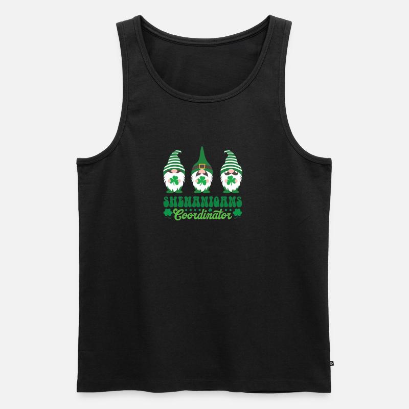 St. Patricks Day Shenanigans - Männer Premium Bio Tank Top - Schwarz