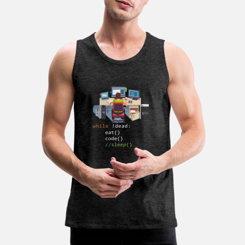 Informatik Python Programmierer Eat Code Sleep Männer Premium Bio Tank Top