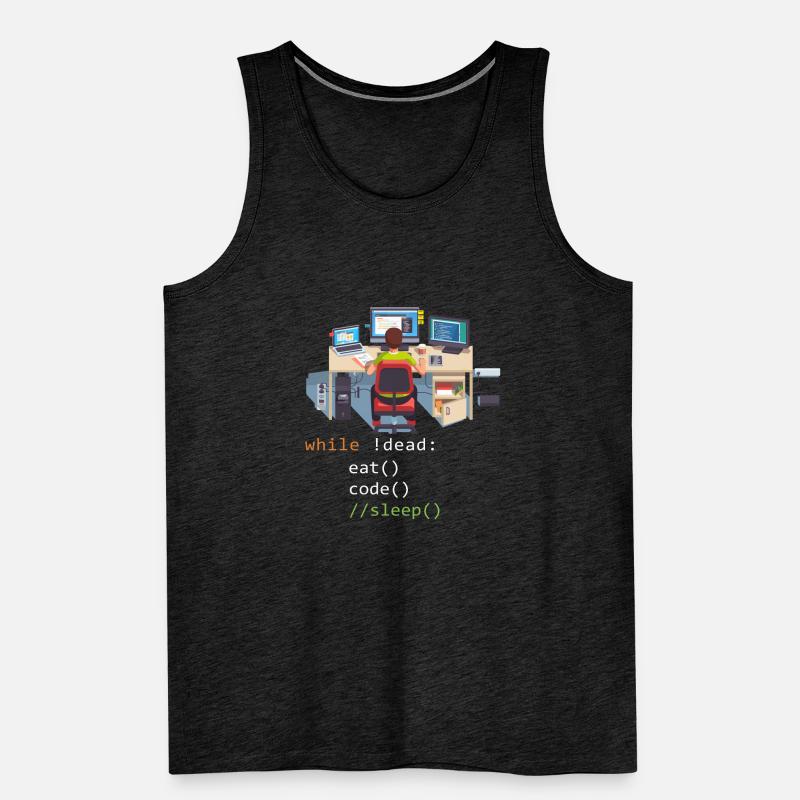 Informatik Python Programmierer Eat Code Sleep Männer Premium Bio Tank Top