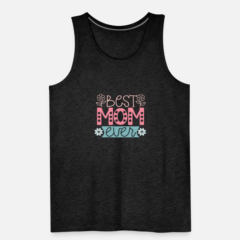 Für die beste Mutter - Süßer Muttertag Männer Premium Bio Tank Top