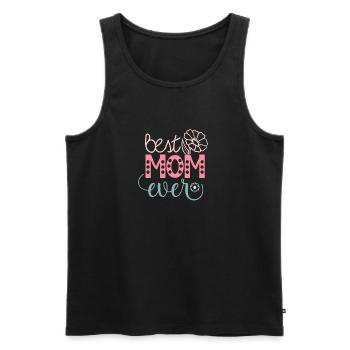 Meilleure maman de tous les temps - Sweet Mothers Day - Débardeur bio Premium Homme - noir - Devant - Michal (187cm)