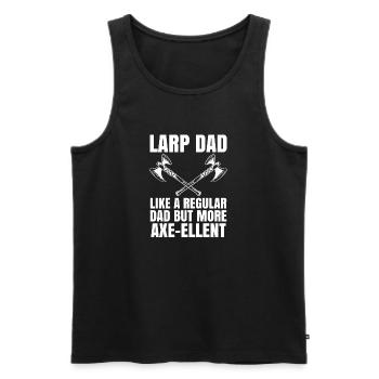 Funny LARP Live Action Role Playing Cosplay - Men's Premium Organic Tank Top - black - Front - Michal (187cm)