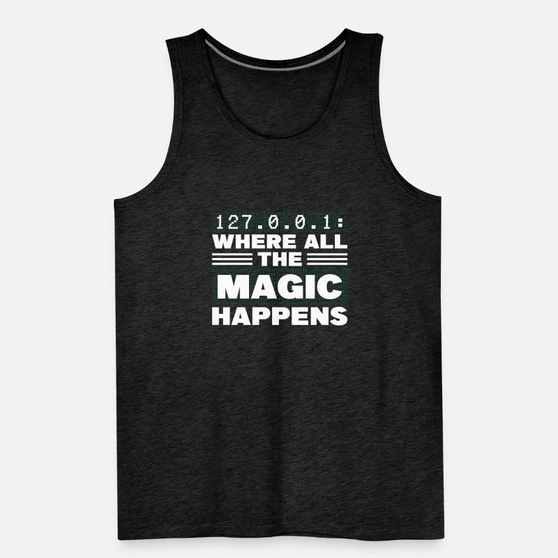 Nicht faul im Debug-Modus Algorithmus-Programmierung Codin Männer Premium Bio Tank Top