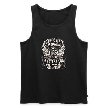 Musician birthday guitarist Rocker born 1969 - Men's Premium Organic Tank Top - black - Front - Michal (187cm)