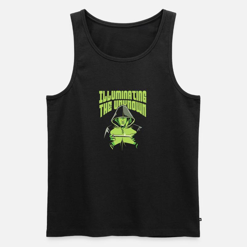 Neon-Chemie - Männer Premium Bio Tank Top - Schwarz