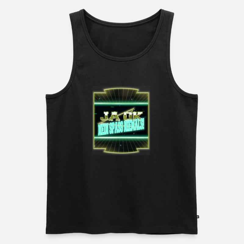 cool spruch statement weihnachten geschenkidee - Männer Premium Bio Tank Top - Schwarz